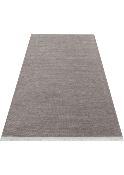 Liza Kilim Liz 01 Grey Yumuşak Tuşeli Çamaşır Makinesinde Yıkanabilen Kaymaz Tabanlı Şık Kilim
