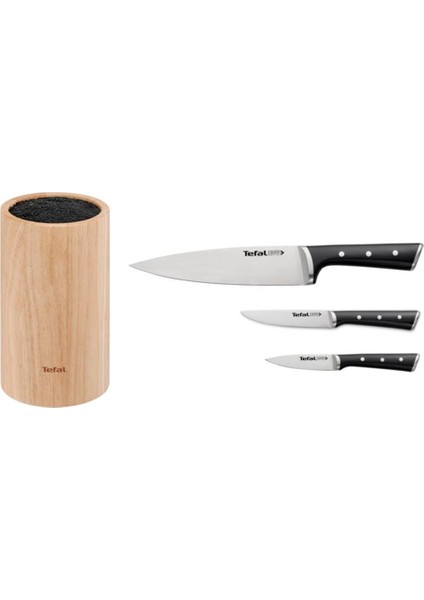 Ice Force Ahşap Standlı 3'lü Bıçak Seti fiyatları