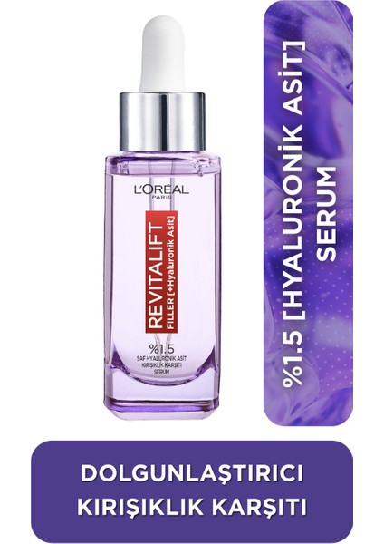 Revitalift Filler Göz Çevresi Göz Serumu & L'oréal Paris Revitalift Filler %1.5 Saf Hyaluronik Asit Kırışıklık Karşıtı Serum & L'oréal Paris Midnight Serum fiyatları