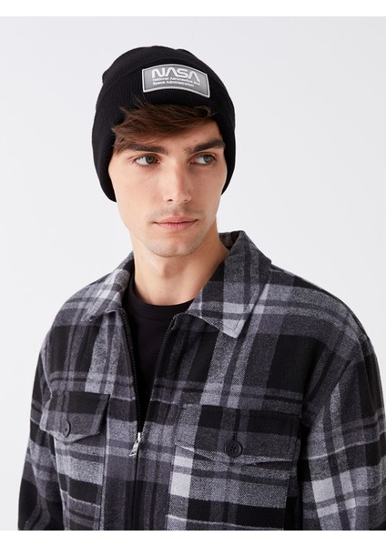 Yeni Sezon Etiket Baskılı Erkek Triko Bere fiyatları