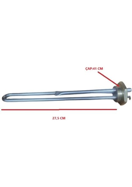 1 1/4" Rezistans 1500W 27,5cm 8,5mm 220V