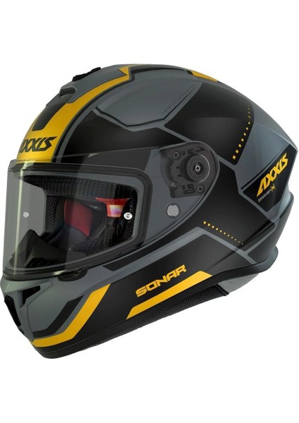 Axxıs Draken S Sonar C3 Matt Yellow