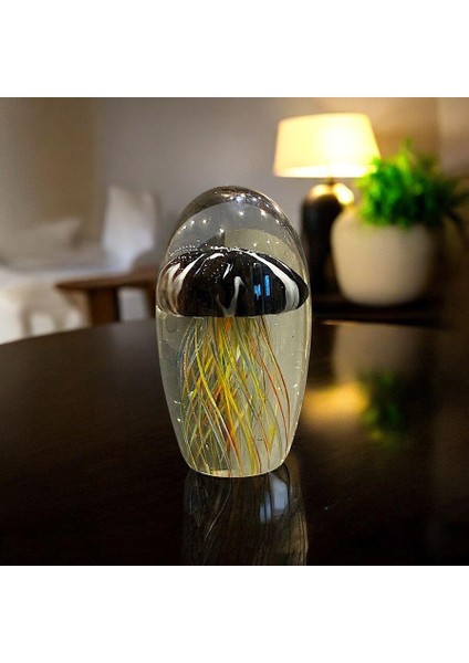 Kristal Cam Siyah Deniz Anası Dekor 8X14CM fiyatları