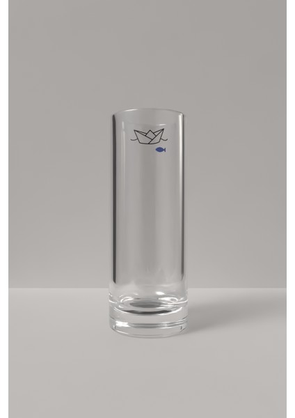 Gemiler - Sarı & Lacivert Rakı Bardağı Seti 2'li modelleri