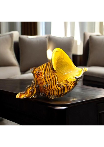 Kristal Cam Deniz Kabuğu Dekor 23X12CM fırsatları