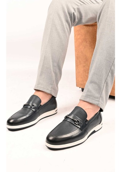 Bağcıksız Tokalı Loafer Termo Taban Hakiki Deri 333-5582 Erkek Ayakkabı