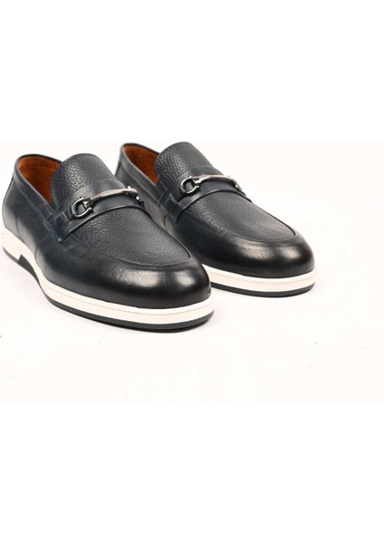 Bağcıksız Tokalı Loafer Termo Taban Hakiki Deri 333-5582 Erkek Ayakkabı