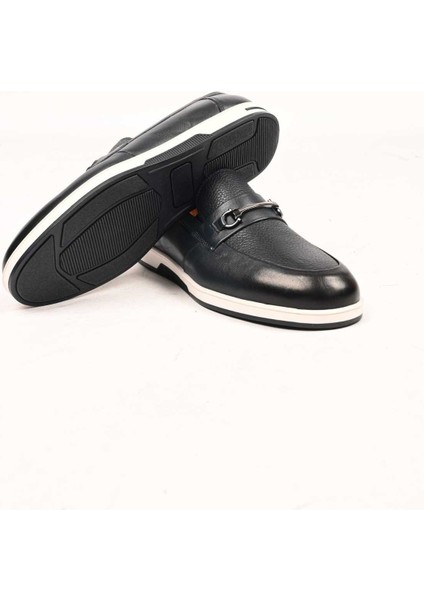 Bağcıksız Tokalı Loafer Termo Taban Hakiki Deri 333-5582 Erkek Ayakkabı