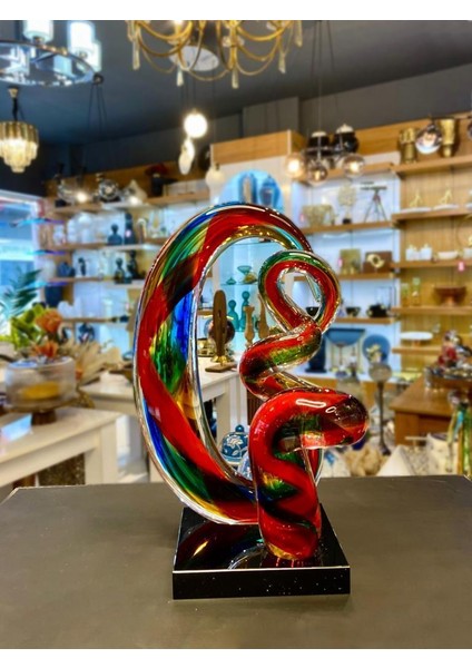 Kristal Cam Karışık Renkli Dekor 18X28CM fiyatları