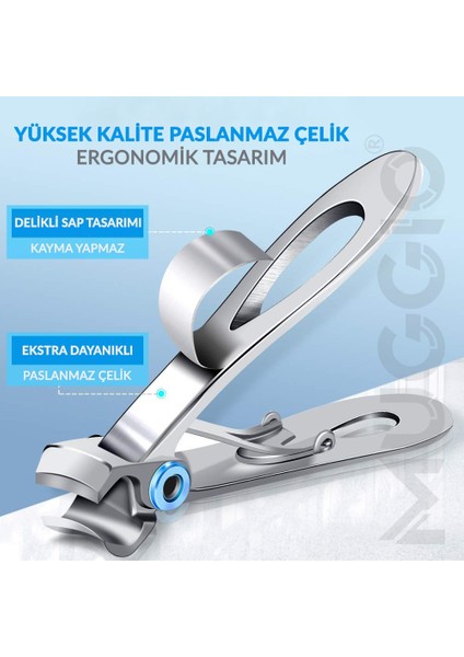 Geniş Ağızlı Premium Tırnak Makası Kalın Sert Mantarlı Tırnaklar Için 8.5 cm fiyatları