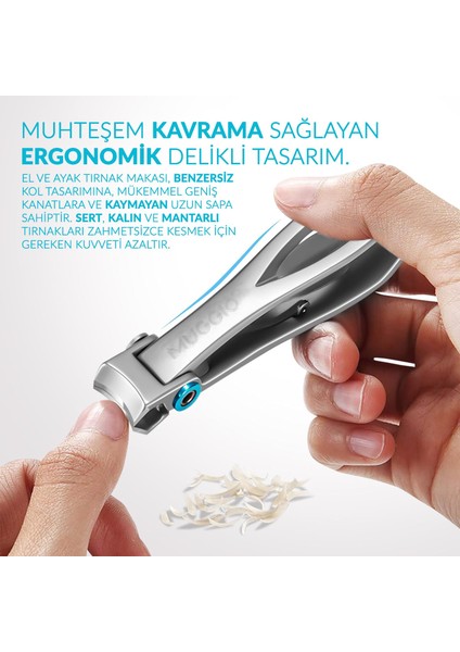 Geniş Ağızlı Premium Tırnak Makası Kalın Sert Mantarlı Tırnaklar Için 8.5 cm fırsatları