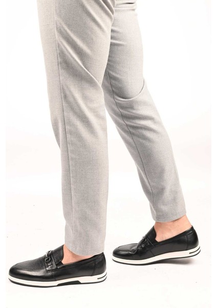 Bağcıksız Tokalı Loafer Termo Taban Hakiki Deri 333-5582 Erkek Ayakkabı modelleri