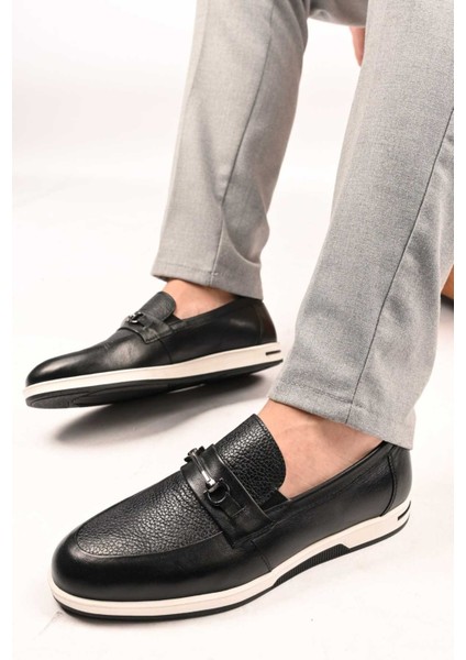 Bağcıksız Tokalı Loafer Termo Taban Hakiki Deri 333-5582 Erkek Ayakkabı fırsatları
