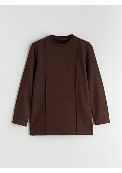 Yeni Sezon Bisiklet Yaka Kadın Tunik