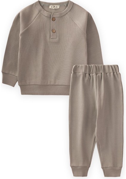 Reglan Kol Patlı Erkek Basıc Takım 1-8 Yaş S Vizon