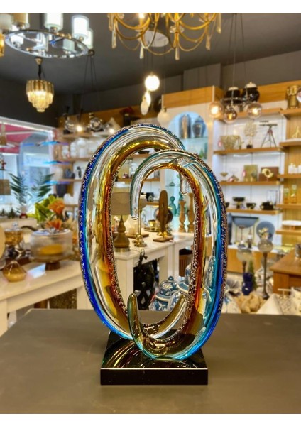 Kristal Cam Karışık Renkli Dekor 30CM fiyatları