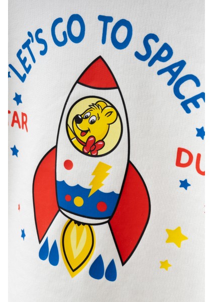 Çocuk Baskılı Sweatshirt Turuncu SW302 fiyatları