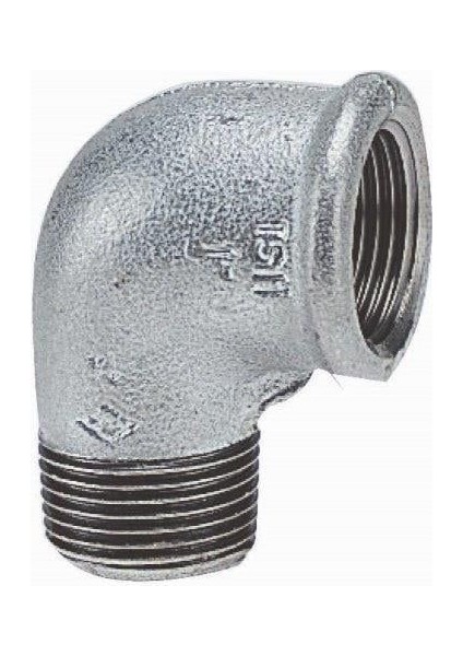 1 1/4 Galvaniz Kuyruklu Dirsek