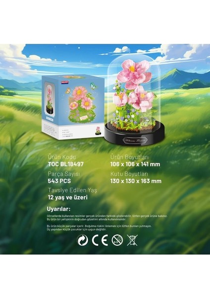 Ctoy Fanuslu Çiçek Serisi Hibiskus LEGO Seti 543 Parça fiyatları