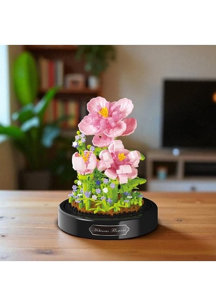 Ctoy Fanuslu Çiçek Serisi Hibiskus LEGO Seti 543 Parça modelleri