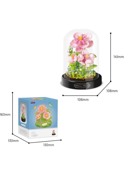 Ctoy Fanuslu Çiçek Serisi Hibiskus LEGO Seti 543 Parça fırsatları