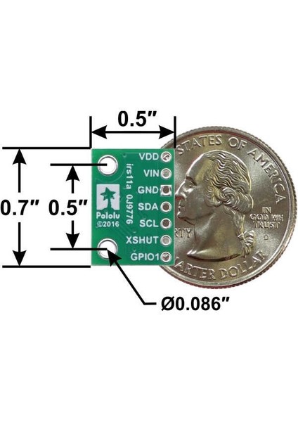 VL53L3CX Lazer Tof Sensör Modül (Max 500CM) indirimleri