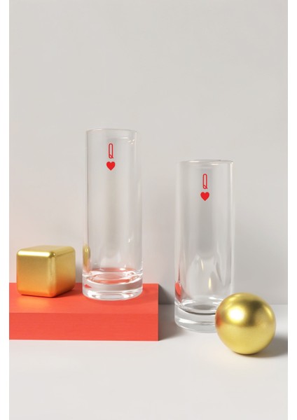 Queen Rakı Bardağı Seti 2'li