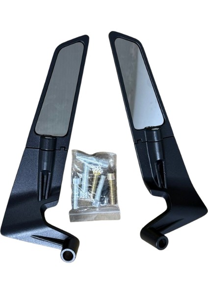 Hmapart H2 Gidon Bağlantılı Katlanabilir Ayna Takım 8 mm - 10 mm (K) modelleri