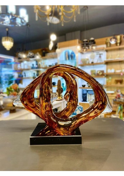 Kristal Cam Siyah Kahve Dekor 19X28CM fiyatları