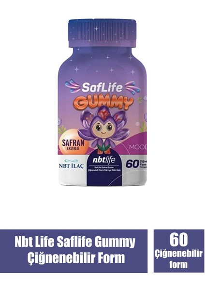 Nbt Life Saflife Gummy 60 Çiğnenebilir Form