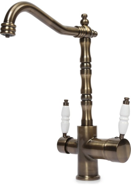 Antik Rustik Arıtmalı Evye Bataryası