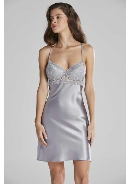 Sütyen Kaplı Sabahlık Gecelik Set 4285 Royal modelleri