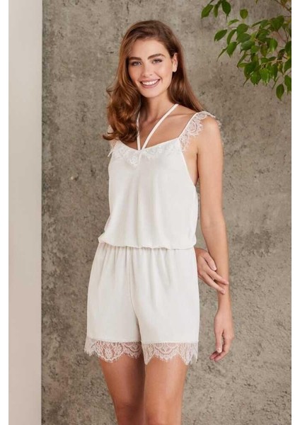 Dantelli Kadife Tulum Sabahlık Takım 4800 Ekru modelleri