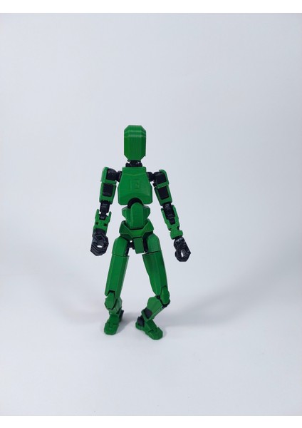 Dummy Oynar Eklemli 15 cm Aksiyon Oyuncağı Yeşil Siyah 3 Çift El & Aksesuar modelleri