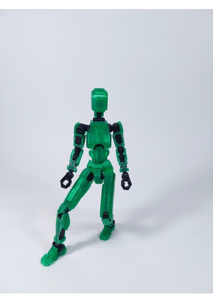 Dummy Oynar Eklemli 15 cm Aksiyon Oyuncağı Şeffaf Yeşil Siyah 3 Çift El & Aksesuar modelleri