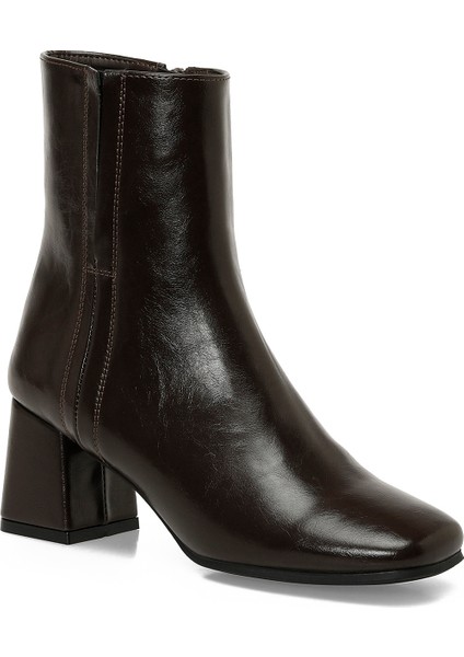 25K-7032 5pr Kahverengi Kadın Topuklu Bot fiyatları