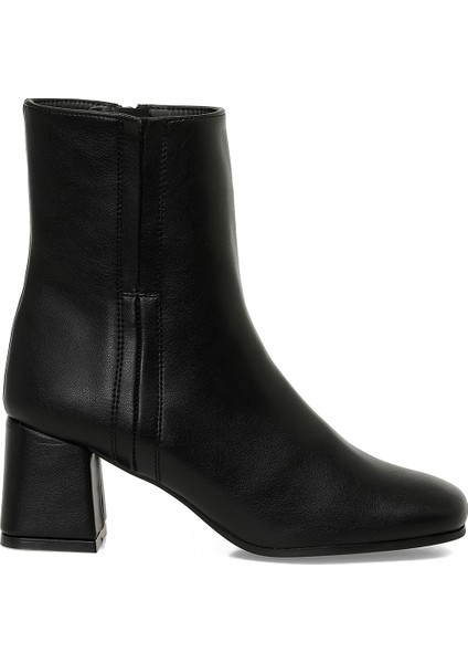 25K-7032 5pr Siyah Kadın Topuklu Bot