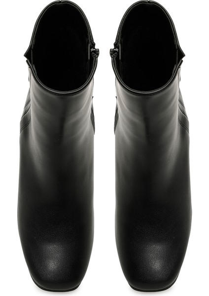 25K-7032 5pr Siyah Kadın Topuklu Bot fırsatları