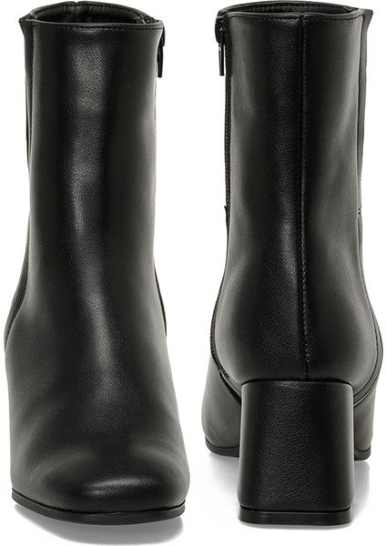 25K-7032 5pr Siyah Kadın Topuklu Bot indirimleri