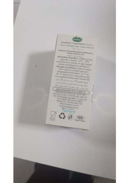 Soğuk Sıkım Üzüm Çekirdeği Yağı 50ML fiyatları