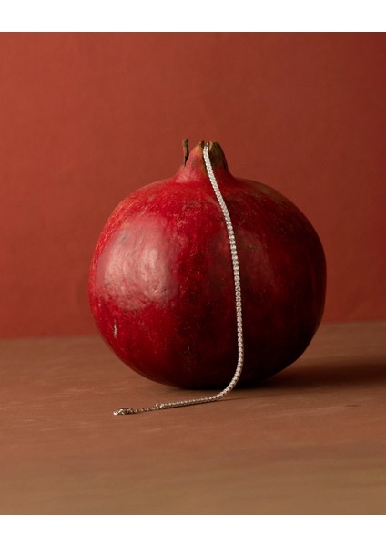 925 Ayar Gümüş Zirkon Taşlı Su Yolu Tennis Bileklik -Rodyum Gümüş Renk -Silveria Jewels fiyatları