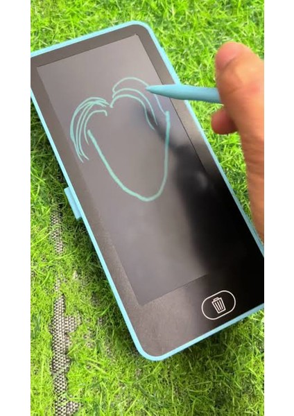 Tablet LCD 6,5 Inç Dijital Kalemli Çizim Yazı Tahtası ve Kalemlik Grafik Not Eğitim Tableti Kalem Kutusu