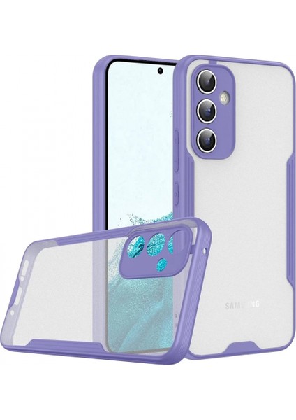 Samsung Galaxy A24 4g Kılıf Platin Silikon - Lila