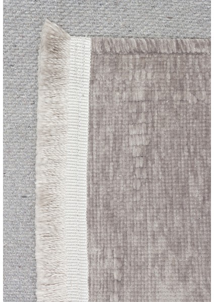 Liza Kilim Liz 02 Grey Yumuşak Tuşeli Çamaşır Makinesinde Yıkanabilen Kaymaz Tabanlı Şık Kilim