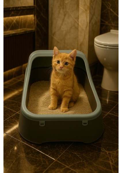 Açık Kedi Tuvaleti Kum Küreği Hediye Özel Seri Özel Renk 1.kalite Kedi Tuvaleti fırsatları