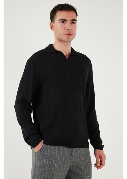 Pamuklu Regular Fit Polo Yaka Sweat Erkek Polo Yaka Sweat MW0MW40444 Bds modelleri