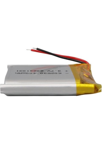602530 3.7V 400MAH Lityum Polimer (Li-Po) Batarya Ciklet Pil modelleri