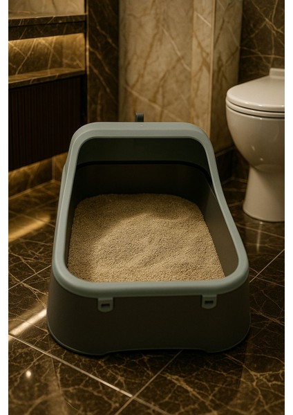 Açık Kedi Tuvaleti Kum Küreği Hediye Özel Seri Özel Renk 1.kalite Kedi Tuvaleti indirimleri