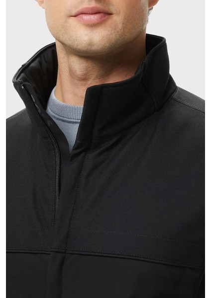 Regular Fit Dik Yaka Fermuarlı Logolu Mont Erkek Mont 50547739 001 fırsatları