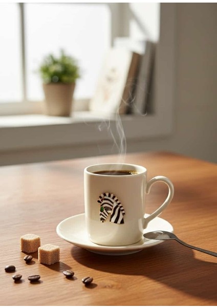 2 Li Zebralı Porselen Fincan Set fiyatları